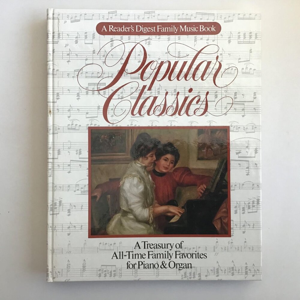 Readers Digest Popular Classics Songbook 1988 Family Music Book